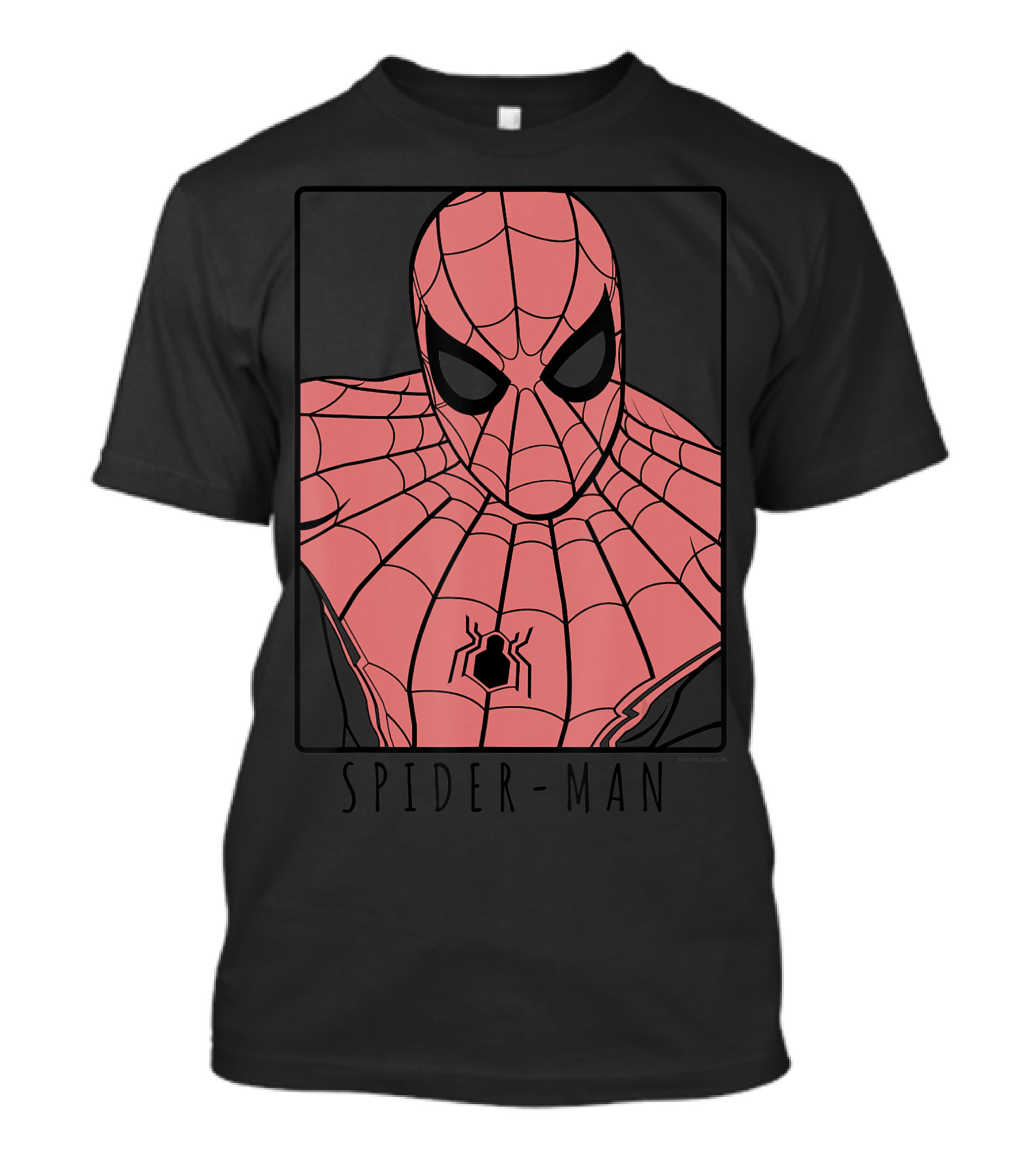 Spider Man Far From Home Ornate Masked Hero Marvel T-Shirt