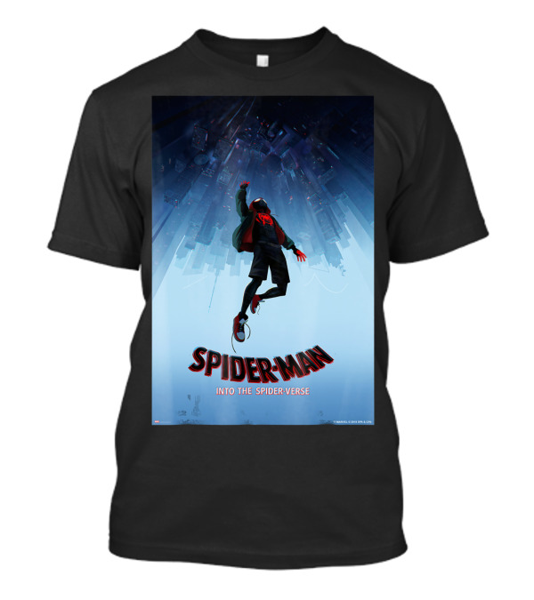 Spider-Man Into The Spider-Verse Upside Down T-Shirt