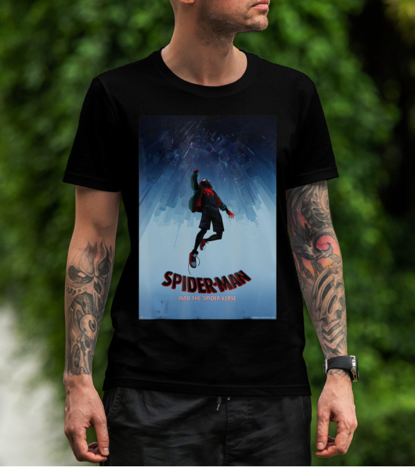 Spider-Man Into The Spider-Verse Upside Down T-Shirt