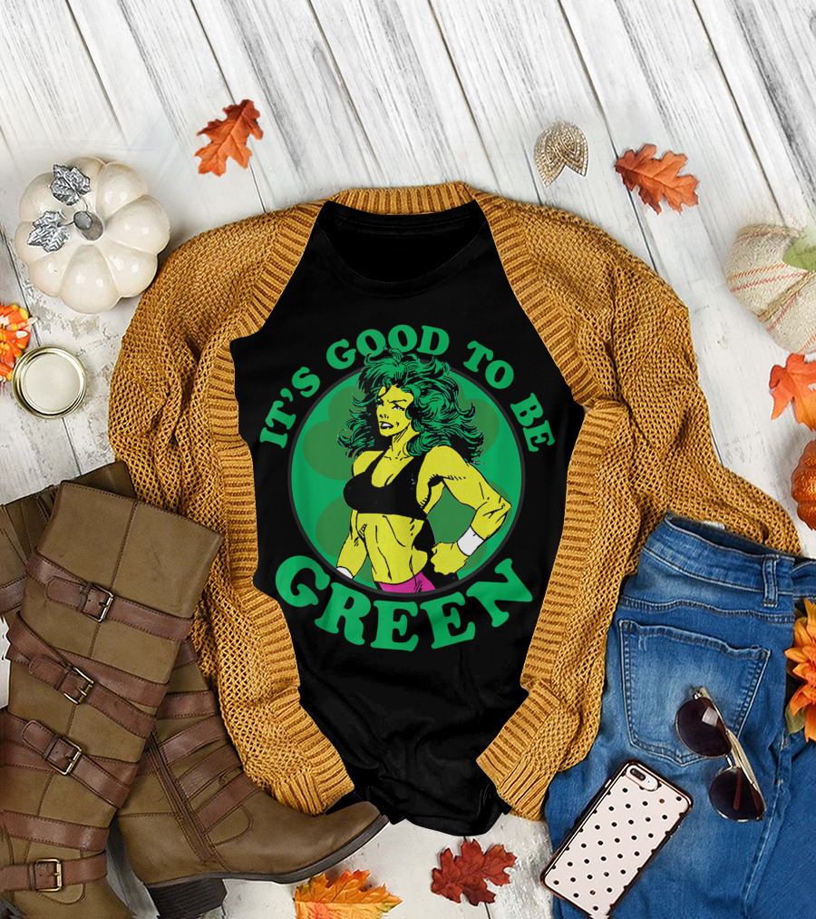 Marvel She Hulk It's Good To Be Green St Patricks Day T-Shirt