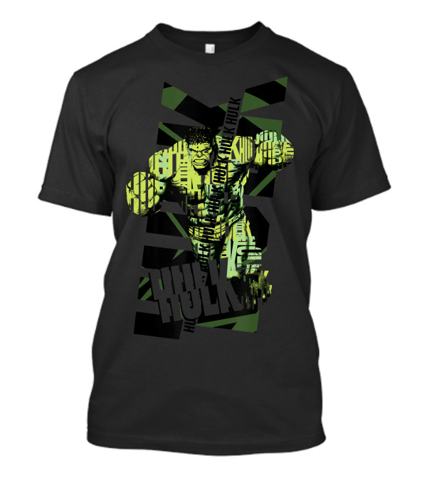 Marvel The Incredible Hulk Dynamic Lettering T-Shirt