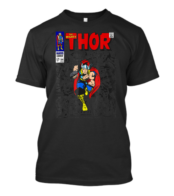 Marvel Comics Group The Mighty Thor Issue 154 July Classic Comic T-Shirt