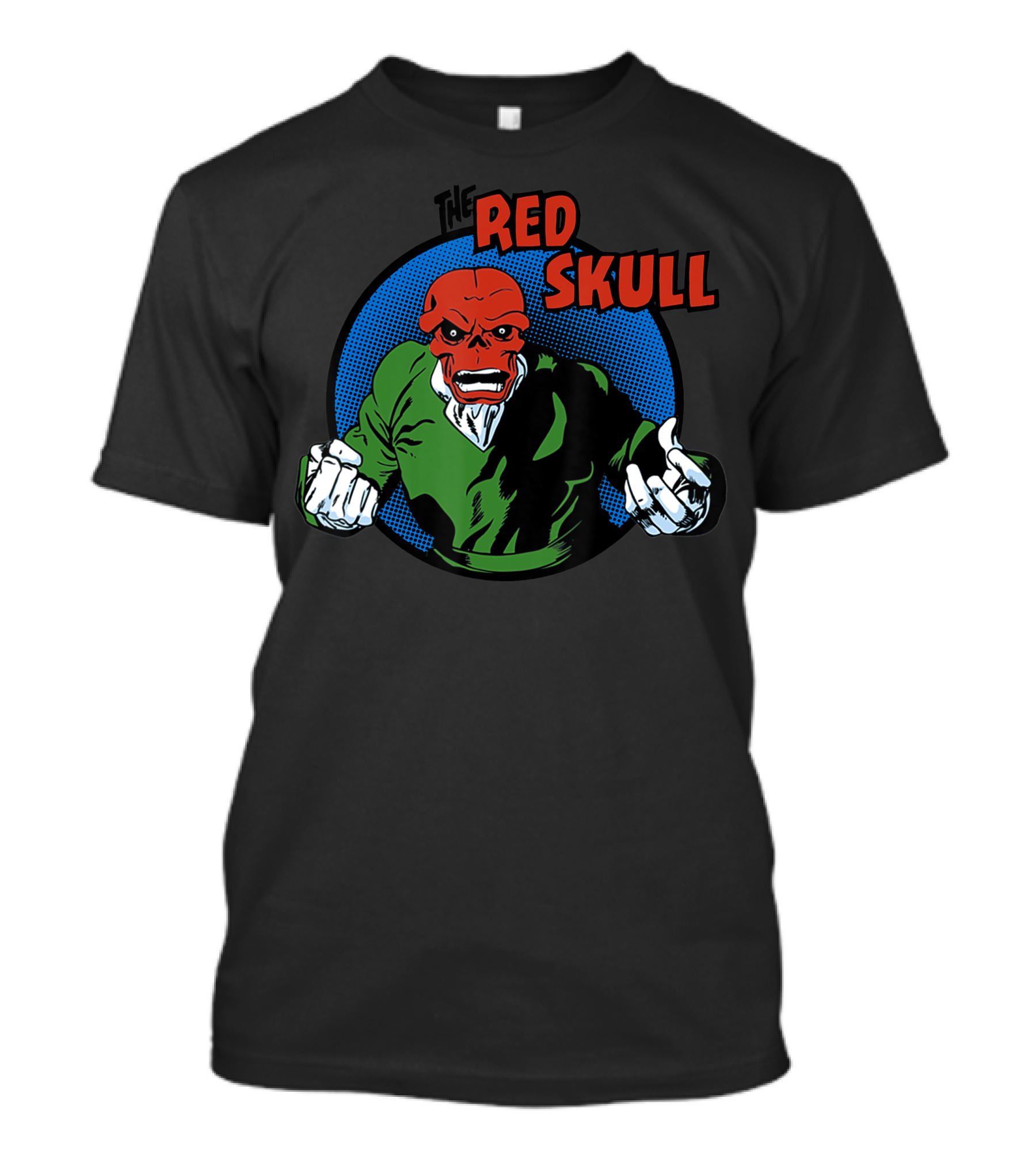Marvel The Red Skull Classic Badge Vintage Comic T-Shirt