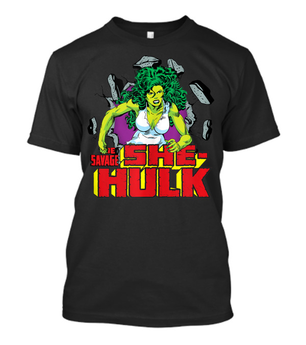 Marvel The Savage She-Hulk Comic Breakthrough Action T-Shirt