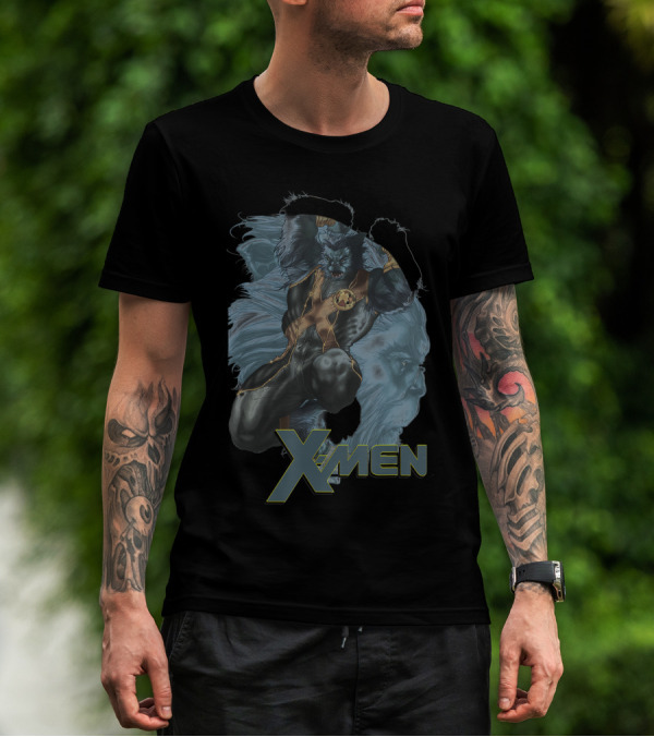Marvel X Men Beast Double Exposure Mutant Hero Iconic Character T-Shirt