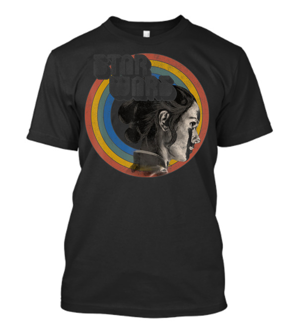 Star Wars The Rise Of Skywalker Rey With Rainbow Circle Retro T-Shirt
