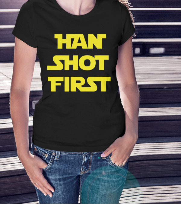 Han Shot First Nerdy Star Wars T-Shirt