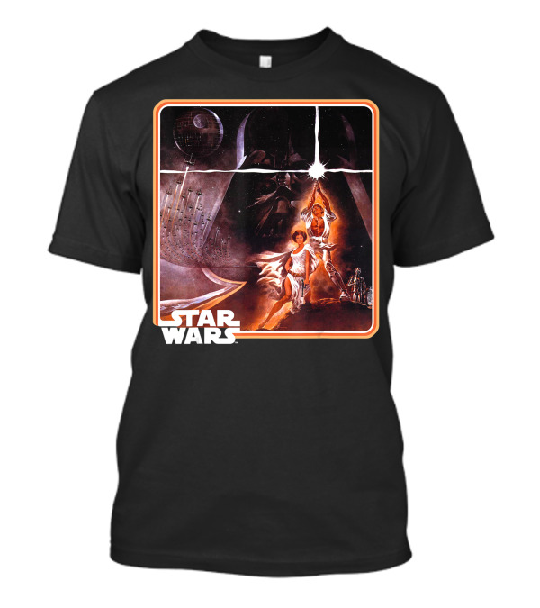 Star Wars Classic Epic A New Hope Framed Matte Finish T-Shirt