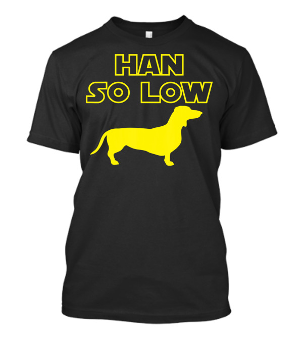 HAN SO LOW Daschund Yellow T-Shirt