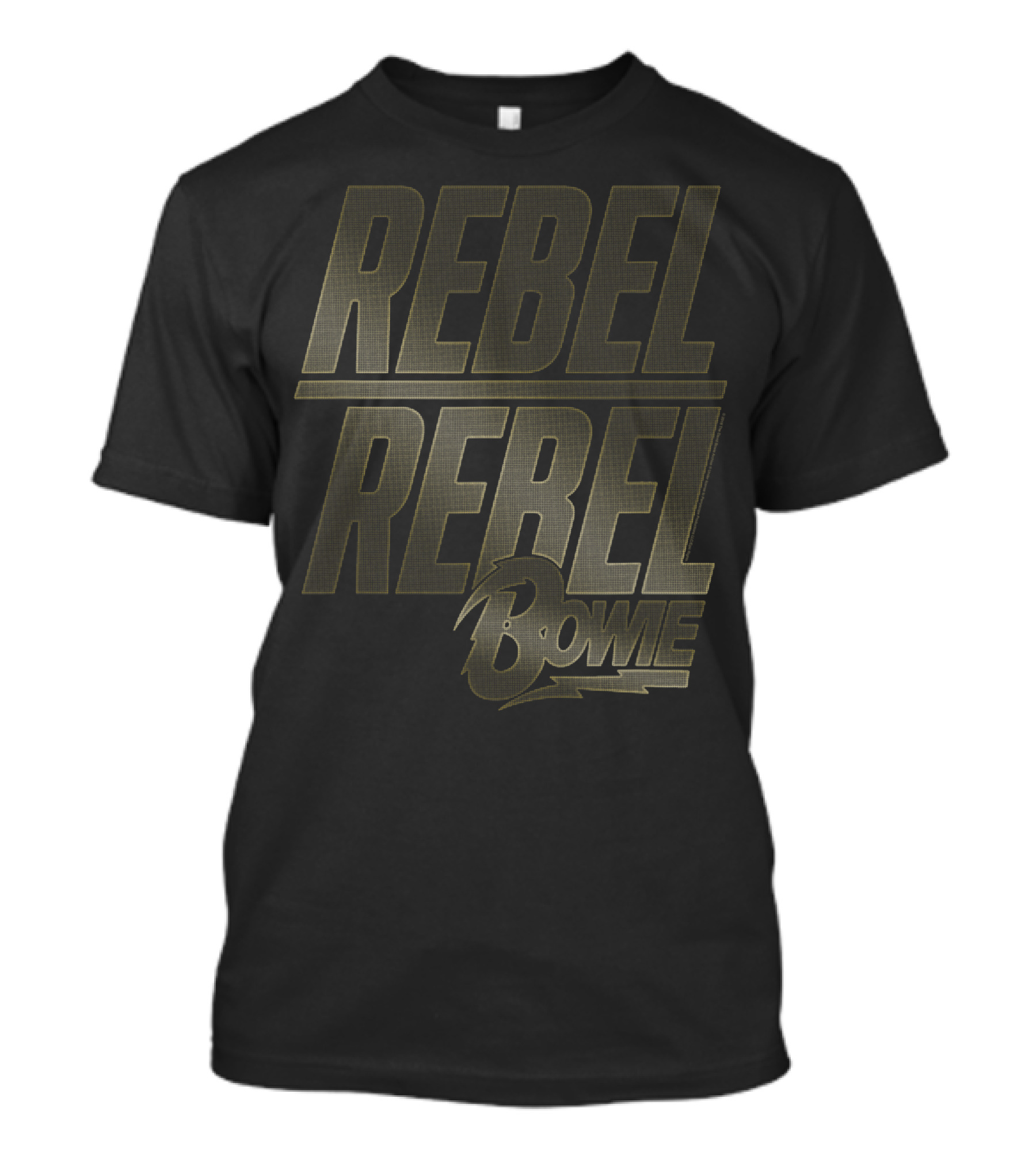 Rebel Rebel Bowie Bold Lightning T-Shirt