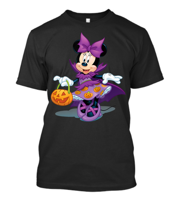 Disney Halloween Minnie Mouse Pumpkin Dress Costume T-Shirt