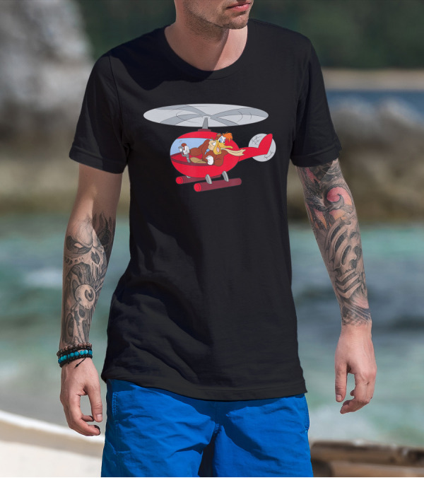 Disney Launchpad McQuack Flying Helicopter Adventure T-Shirt