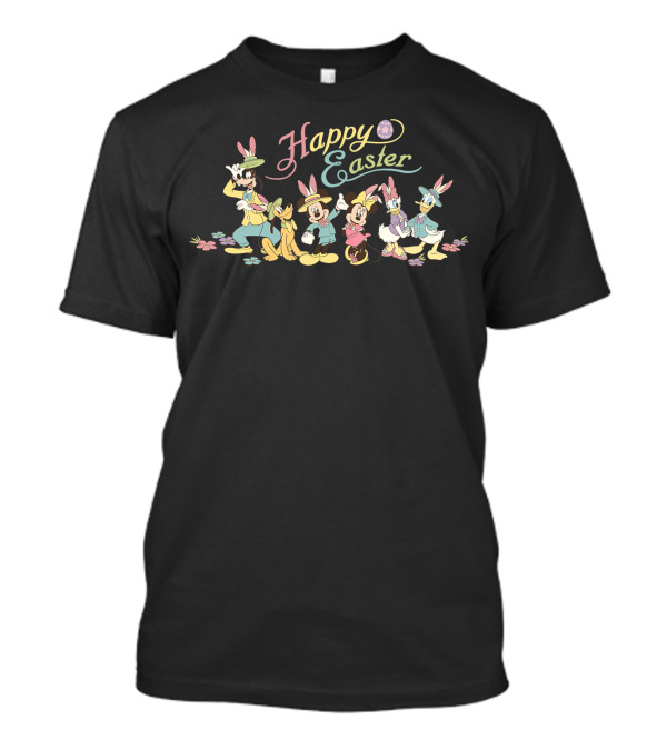 Disney Mickey Mouse And Friends Happy Easter Bunny Ears T-Shirt