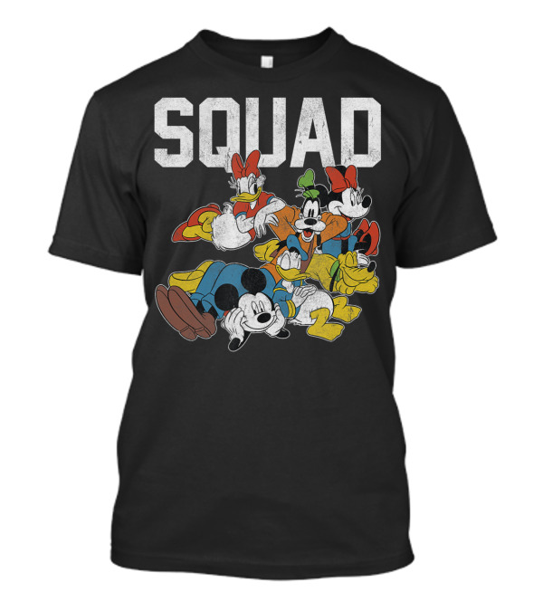 Disney Mickey Mouse And Friends Squad Classic Team-Up T-Shirt