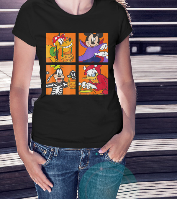 Disney Mickey Mouse And Friends Halloween Surprise T-Shirt