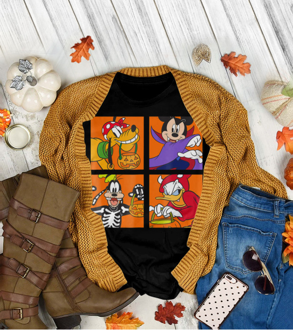 Disney Mickey Mouse And Friends Halloween Surprise T-Shirt