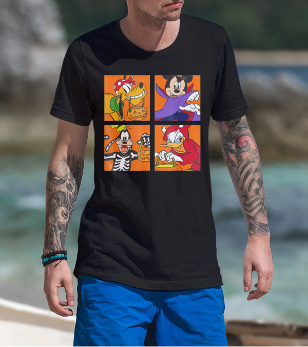 Disney Mickey Mouse And Friends Halloween Surprise T-Shirt