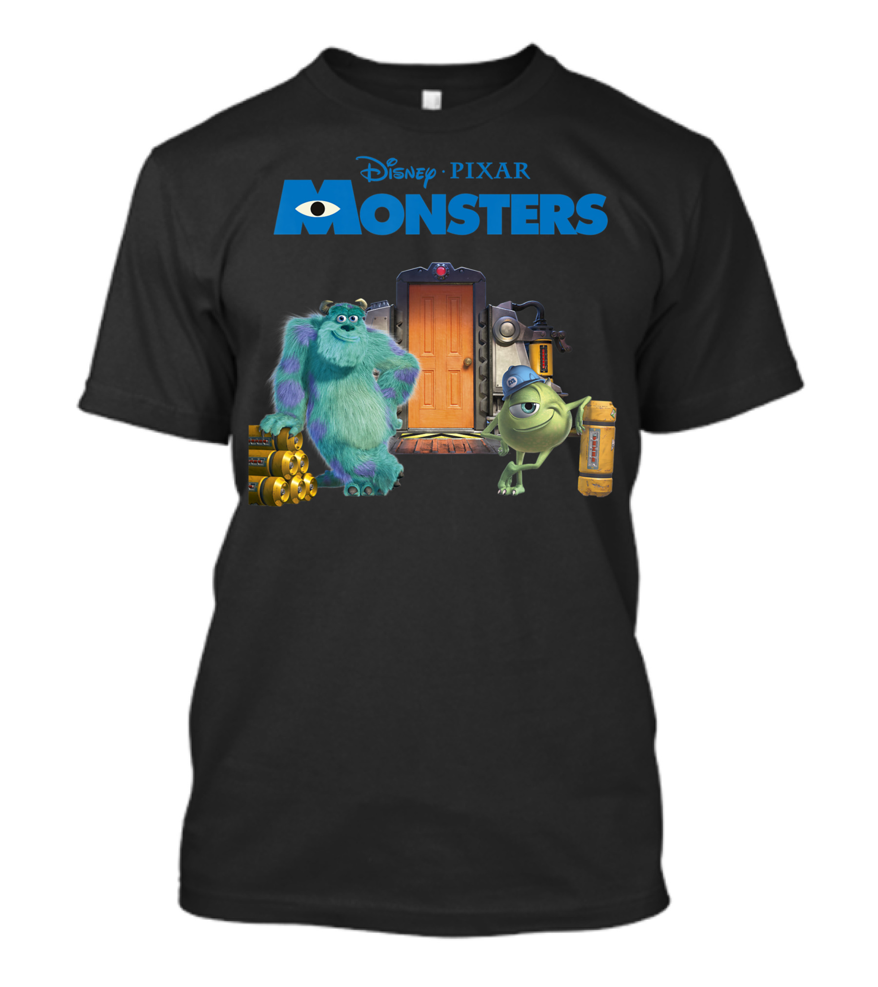 Disney Pixar Monsters Inc Door Scream Factory Sulley Mike T-Shirt