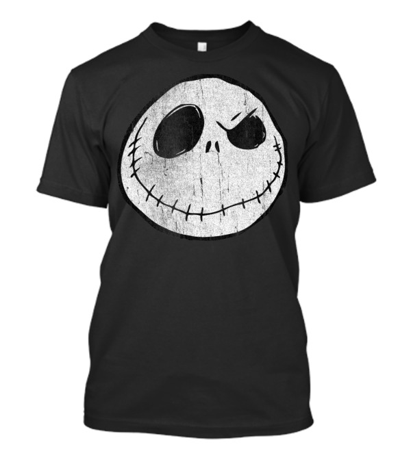 Jack Skellington Face Disney Nightmare Before Christmas T-Shirt