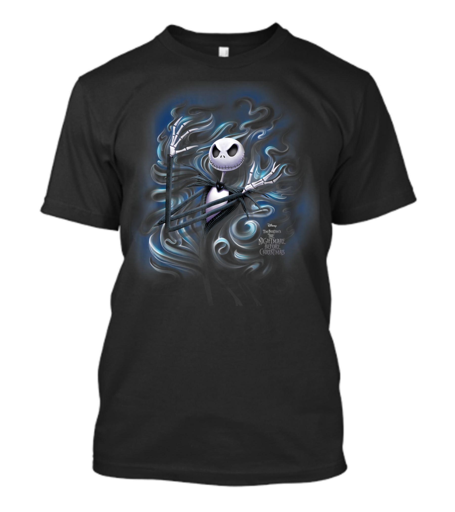 Disney The Nightmare Before Christmas Jack Skellington Fog Swirls T-Shirt