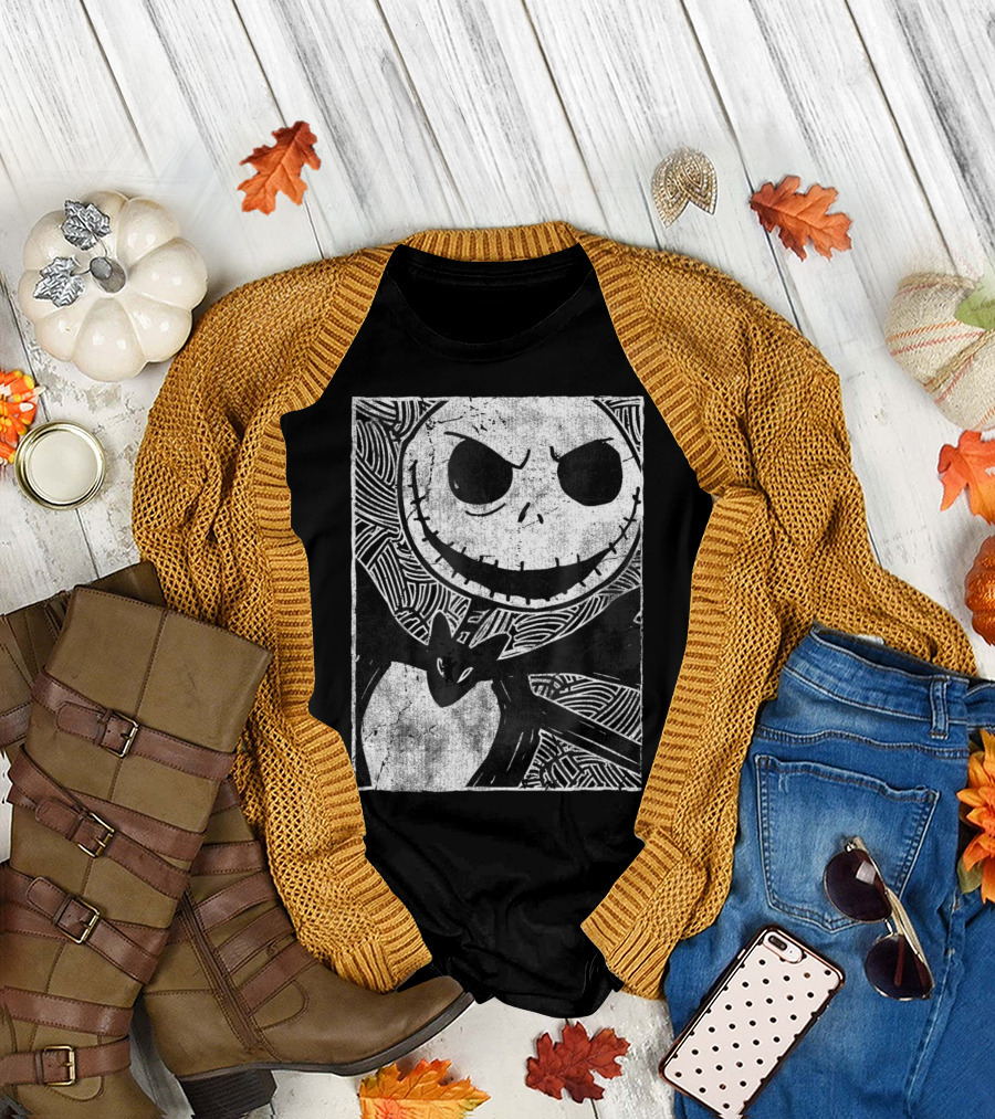 Disney The Nightmare Before Christmas Jack Skellington Sketch T-Shirt