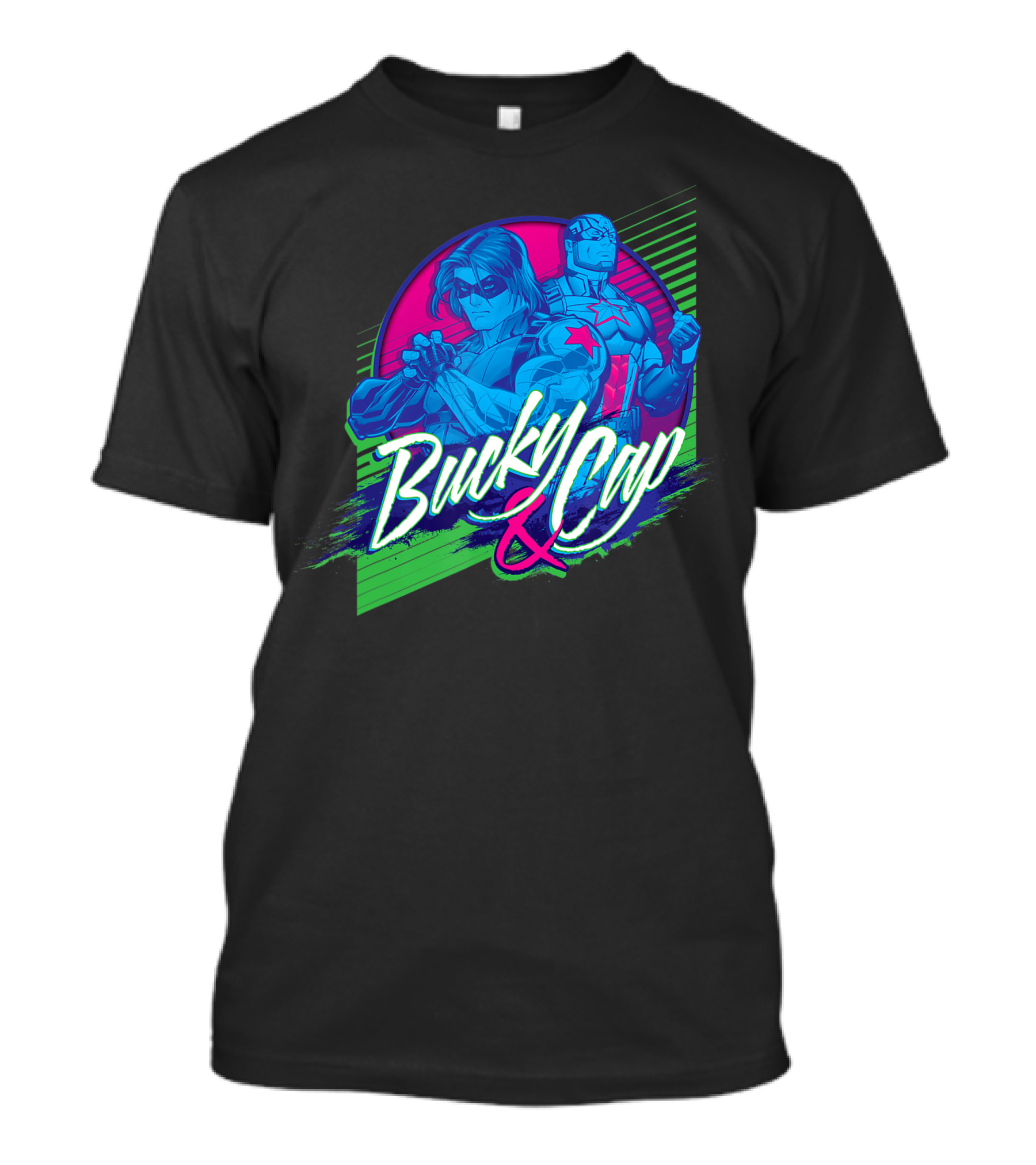 Bucky And Cap Marvel Best Friends Captain America Bucky Barnes T-Shirt