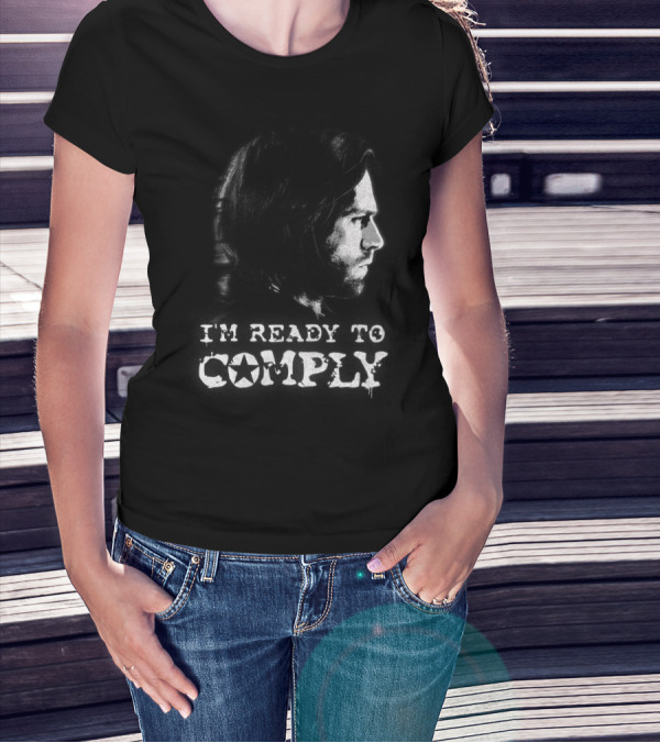 Marvel Captain America Civil War Winter Soldier I'm Ready To Comply T-Shirt