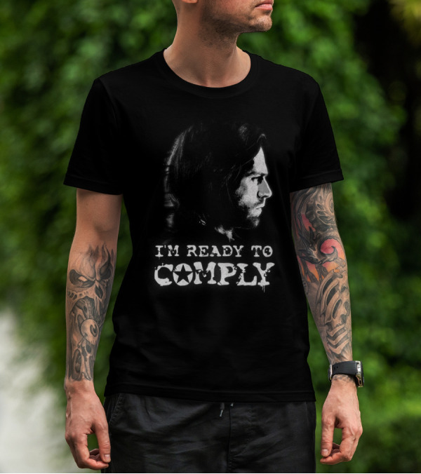 Marvel Captain America Civil War Winter Soldier I'm Ready To Comply T-Shirt