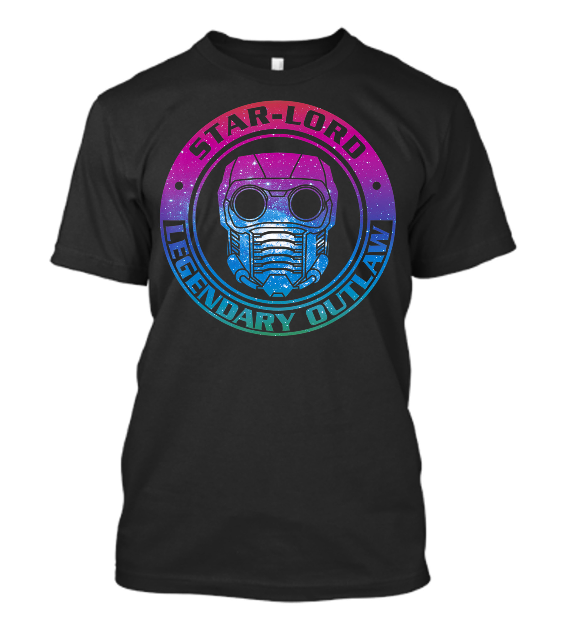 Star-Lord Legendary Outlaw Galactic Helmet Marvel Guardians Of The Galaxy T-Shirt