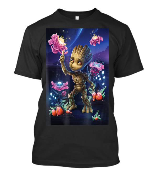 Marvel Guardians Of The Galaxy Groot Flora Universe T-Shirt