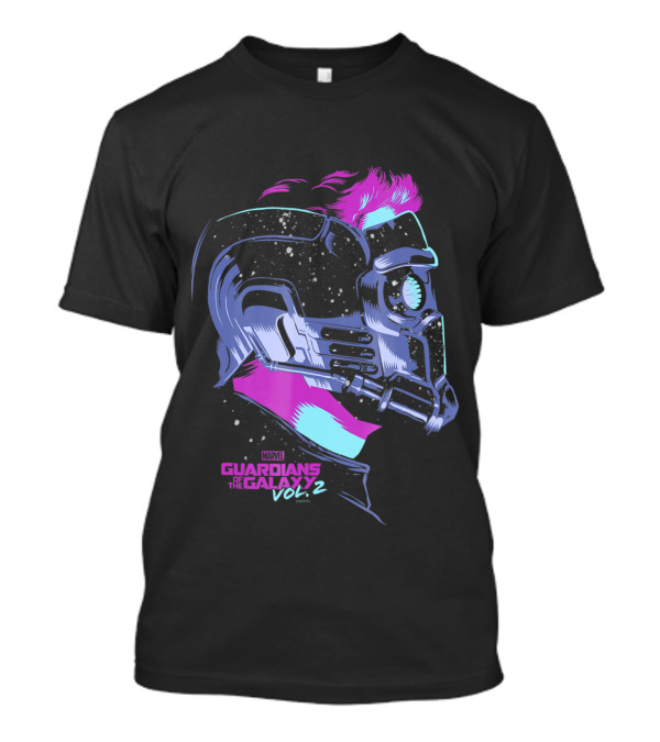 Marvel Guardians Of The Galaxy Vol 2 Star Lord Neon Pop T-Shirt