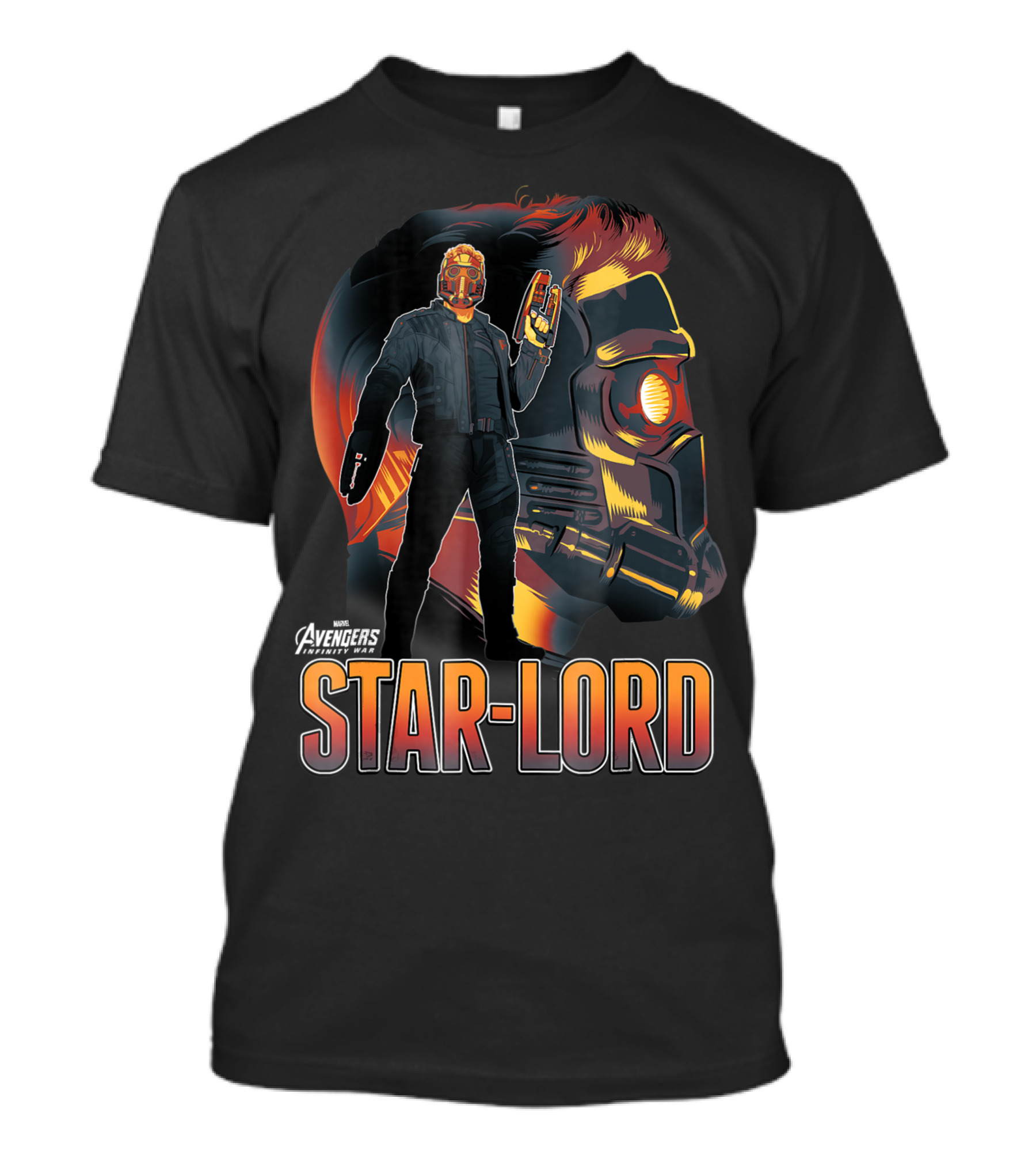 Marvel Avengers Infinity War Star-Lord Head Profile 07 T-Shirt