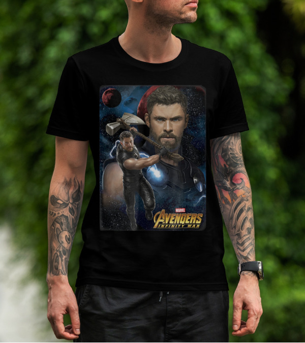 Marvel Avengers Infinity War Thor Galaxy Protector T-Shirt