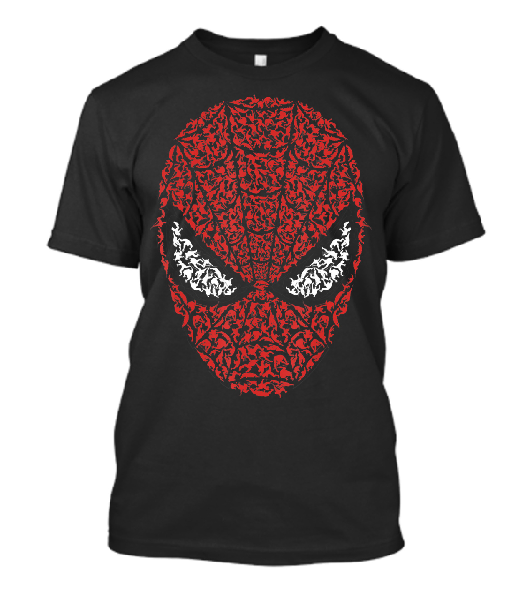 Marvel Spider Man Mask Intricate Web T-Shirt