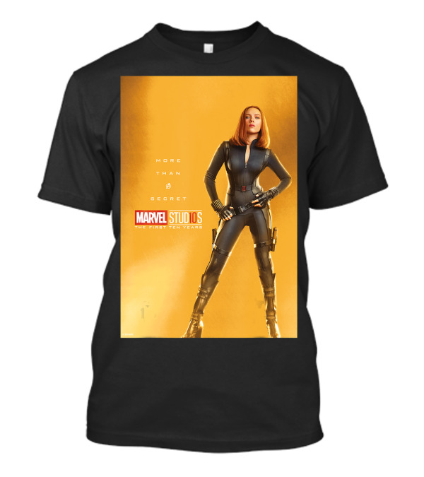 Marvel Studios The First Ten Years More Than A Secret Black Widow T-Shirt
