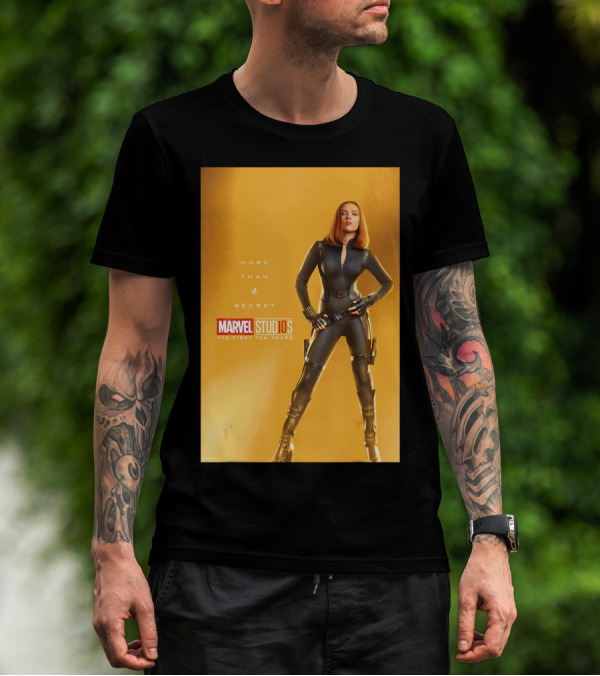 Marvel Studios The First Ten Years More Than A Secret Black Widow T-Shirt