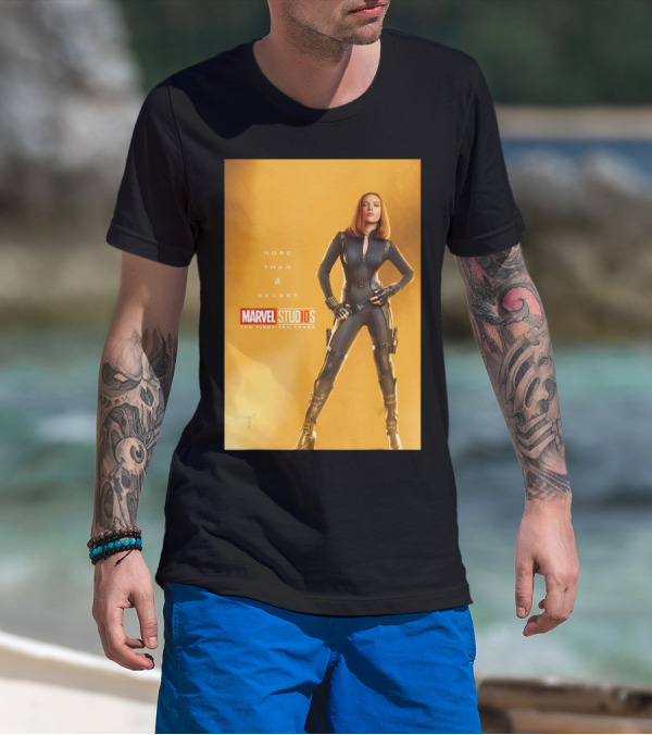Marvel Studios The First Ten Years More Than A Secret Black Widow T-Shirt