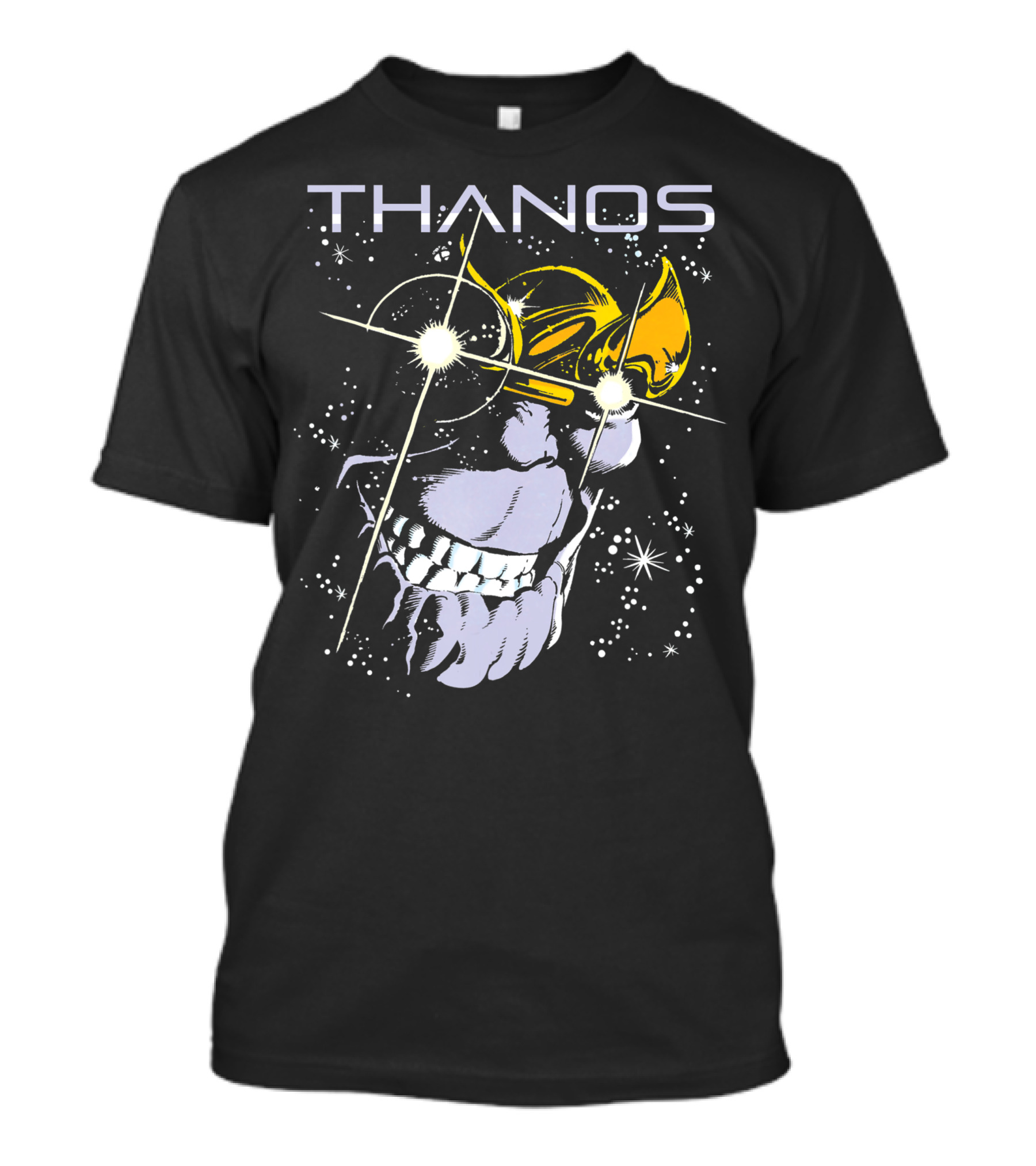 Marvel Thanos Smirking In Space Stars Comic T-Shirt