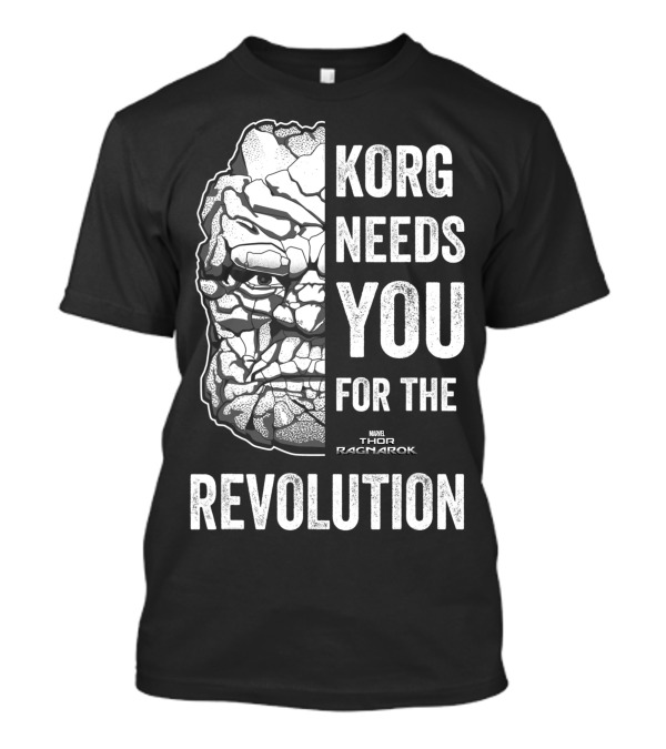 Marvel Thor Ragnarok Korg Needs You For The Revolution T-Shirt
