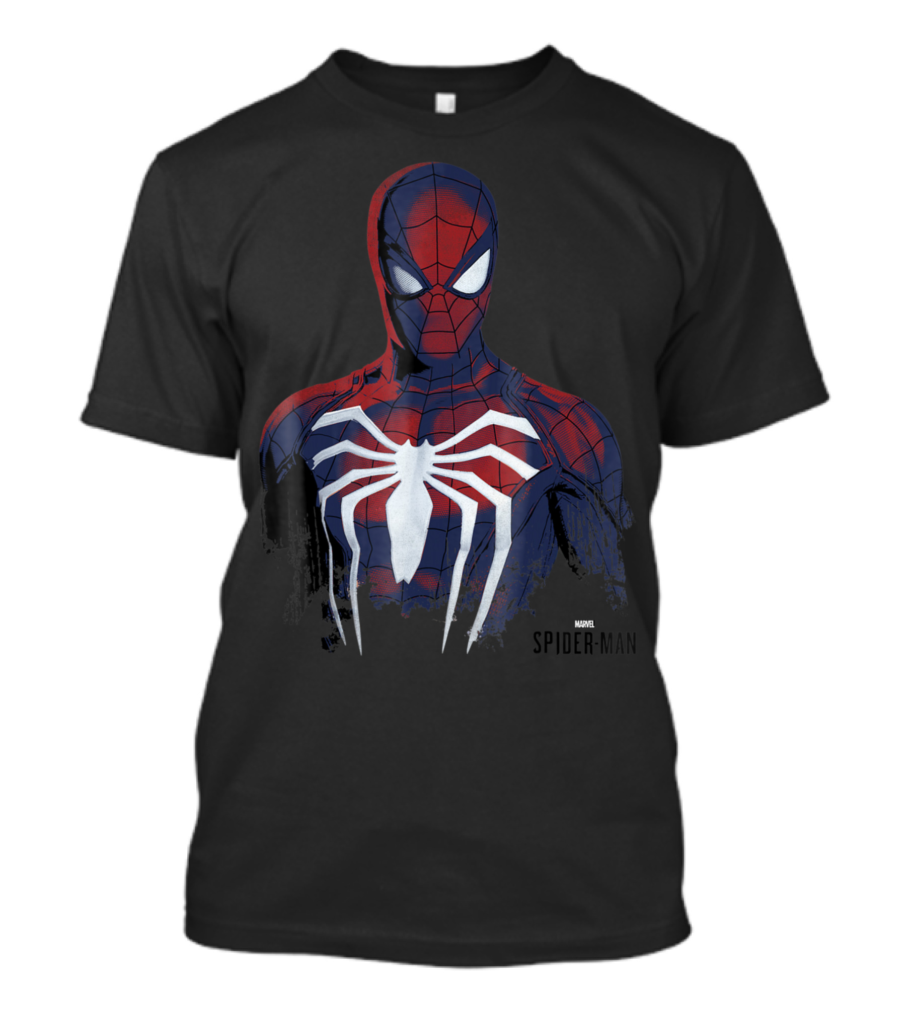 Marvel Spider-Man Game Grunge Suit Iconic T-Shirt