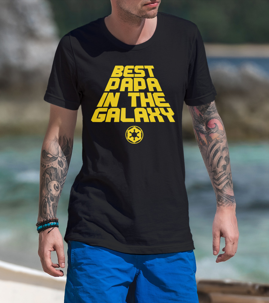 Star Wars Best Papa In The Galaxy Imperial T-Shirt