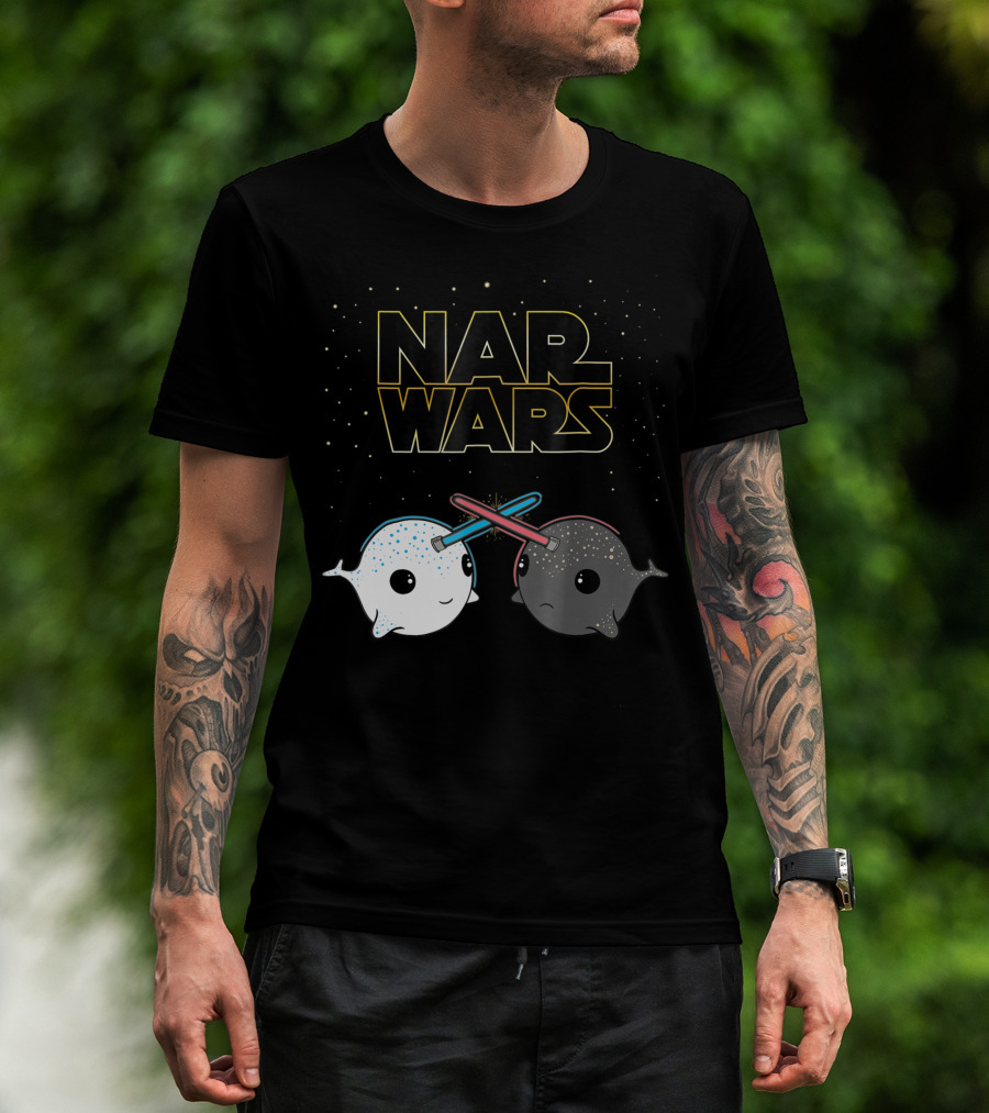 Nar Wars I Love Narwhals T-Shirt