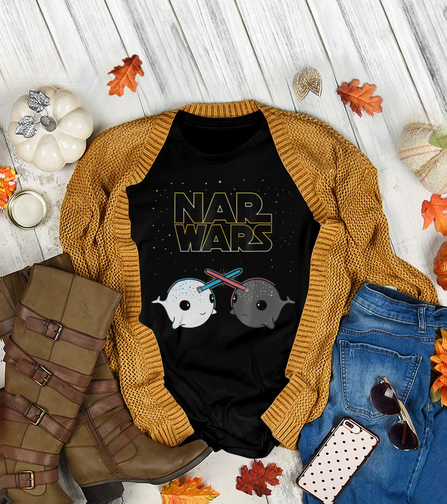 Nar Wars I Love Narwhals T-Shirt