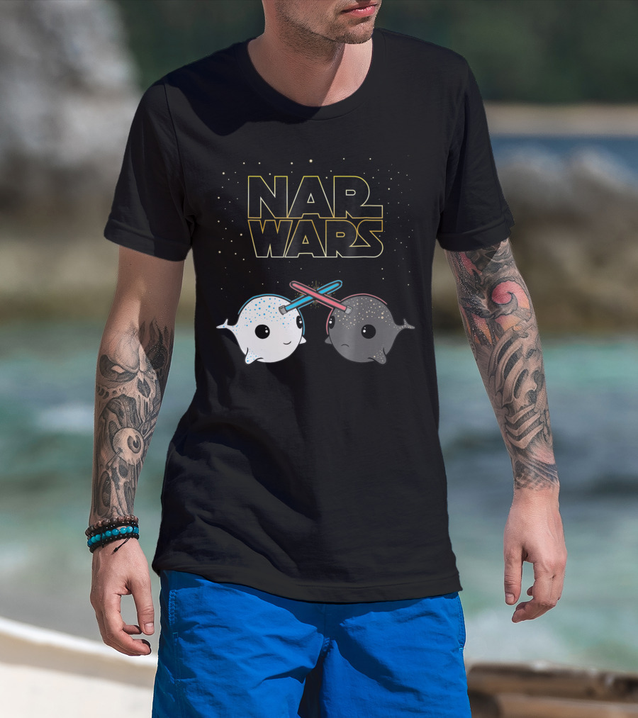 Nar Wars I Love Narwhals T-Shirt