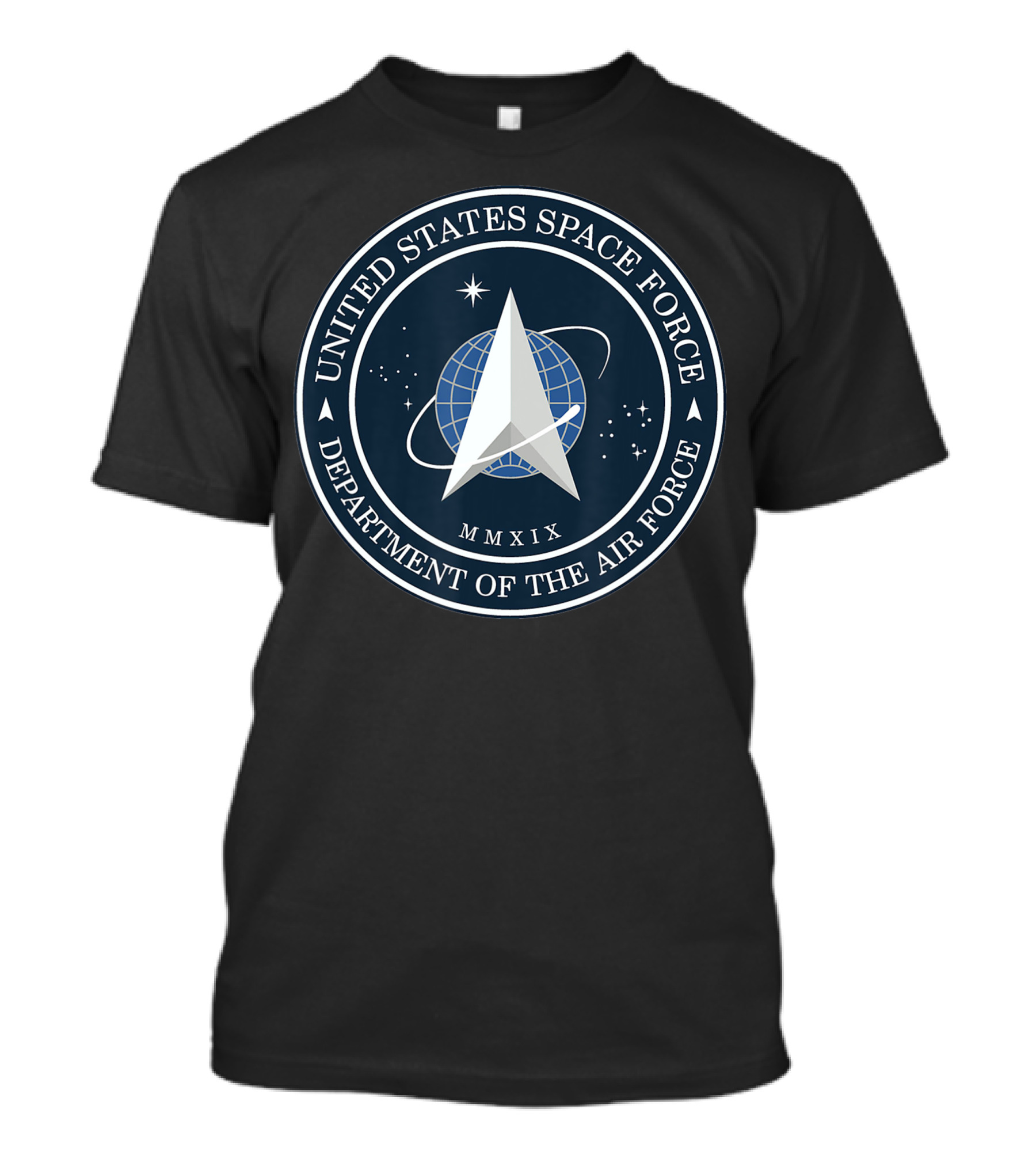 United States Space Force Ussf Department Of The Air Force MMXIX Trump T-Shirt