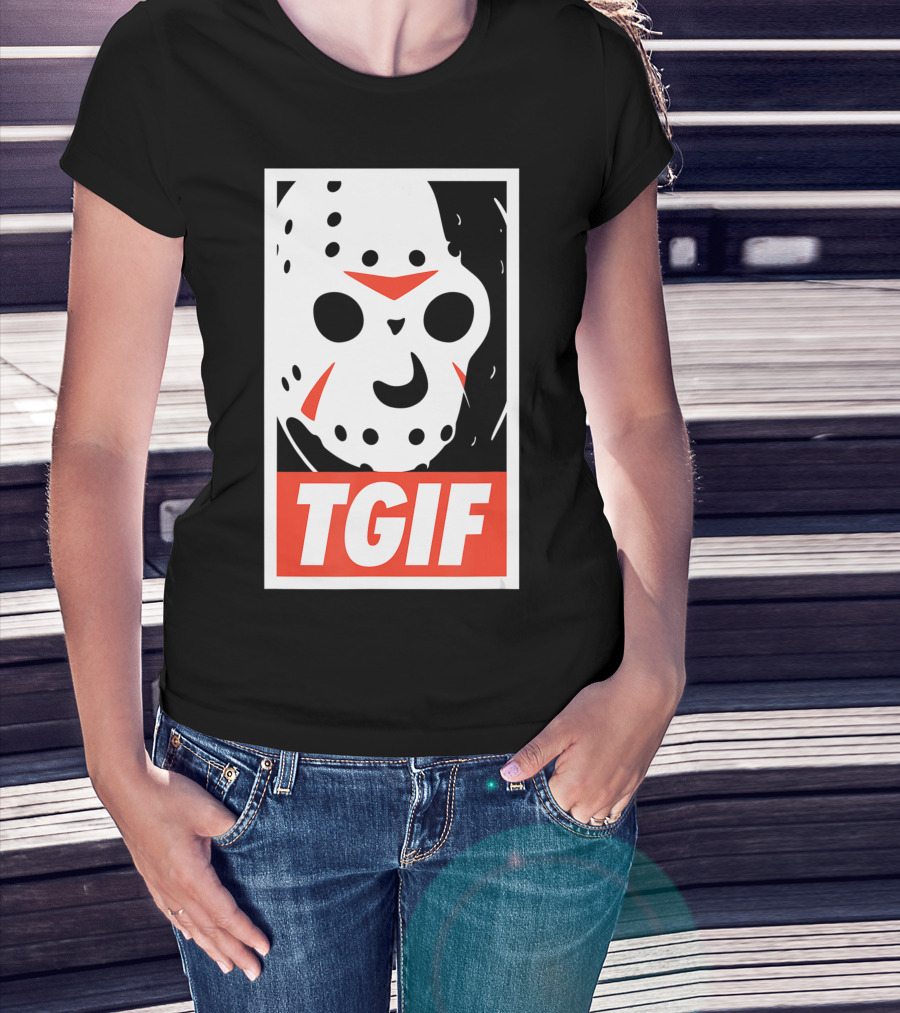 Friday The 13th Jason Mask TGIF ShirtWoot T-Shirt