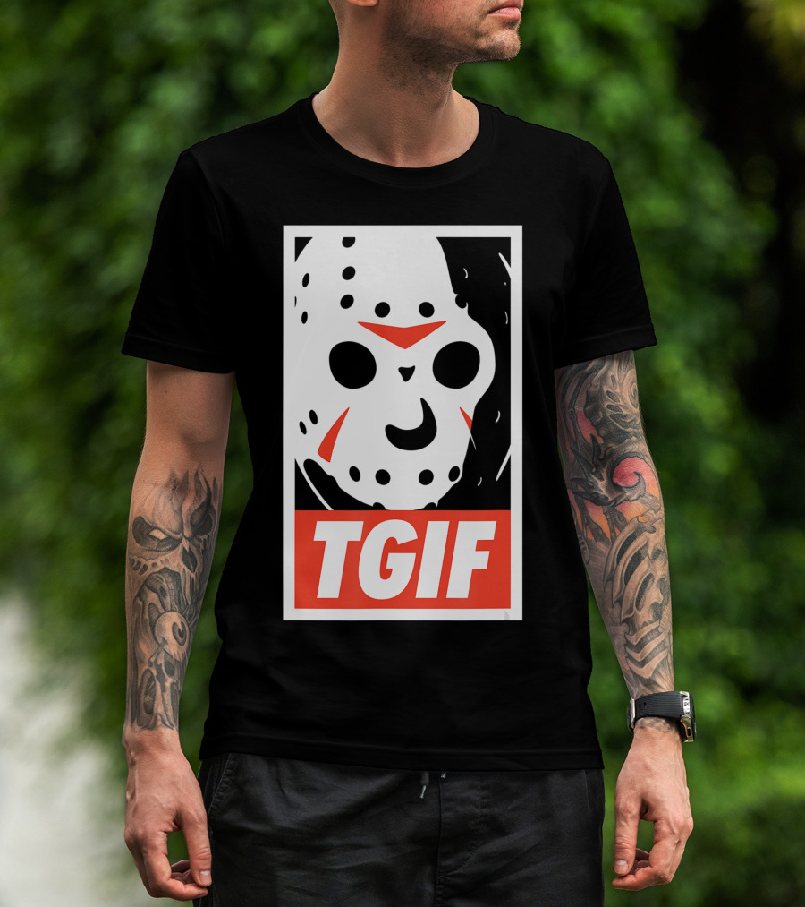 Friday The 13th Jason Mask TGIF ShirtWoot T-Shirt