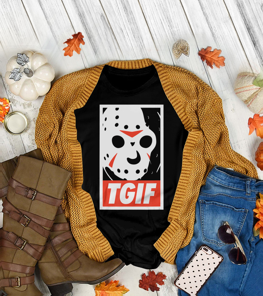 Friday The 13th Jason Mask TGIF ShirtWoot T-Shirt