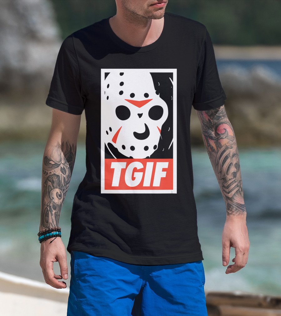 Friday The 13th Jason Mask TGIF ShirtWoot T-Shirt
