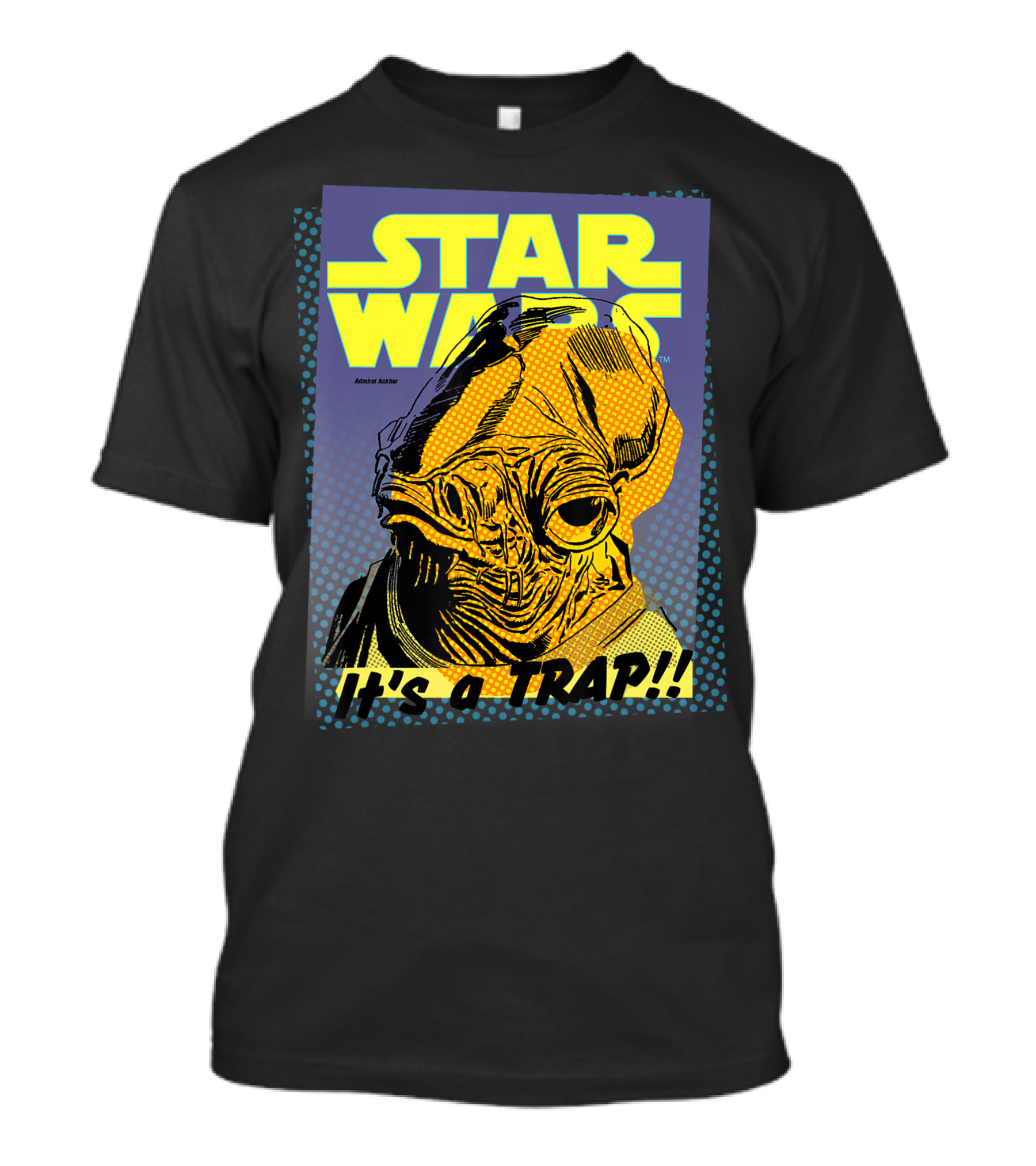 Star Wars Admiral Ackbar It's A Trap Vintage Comic T-Shirt